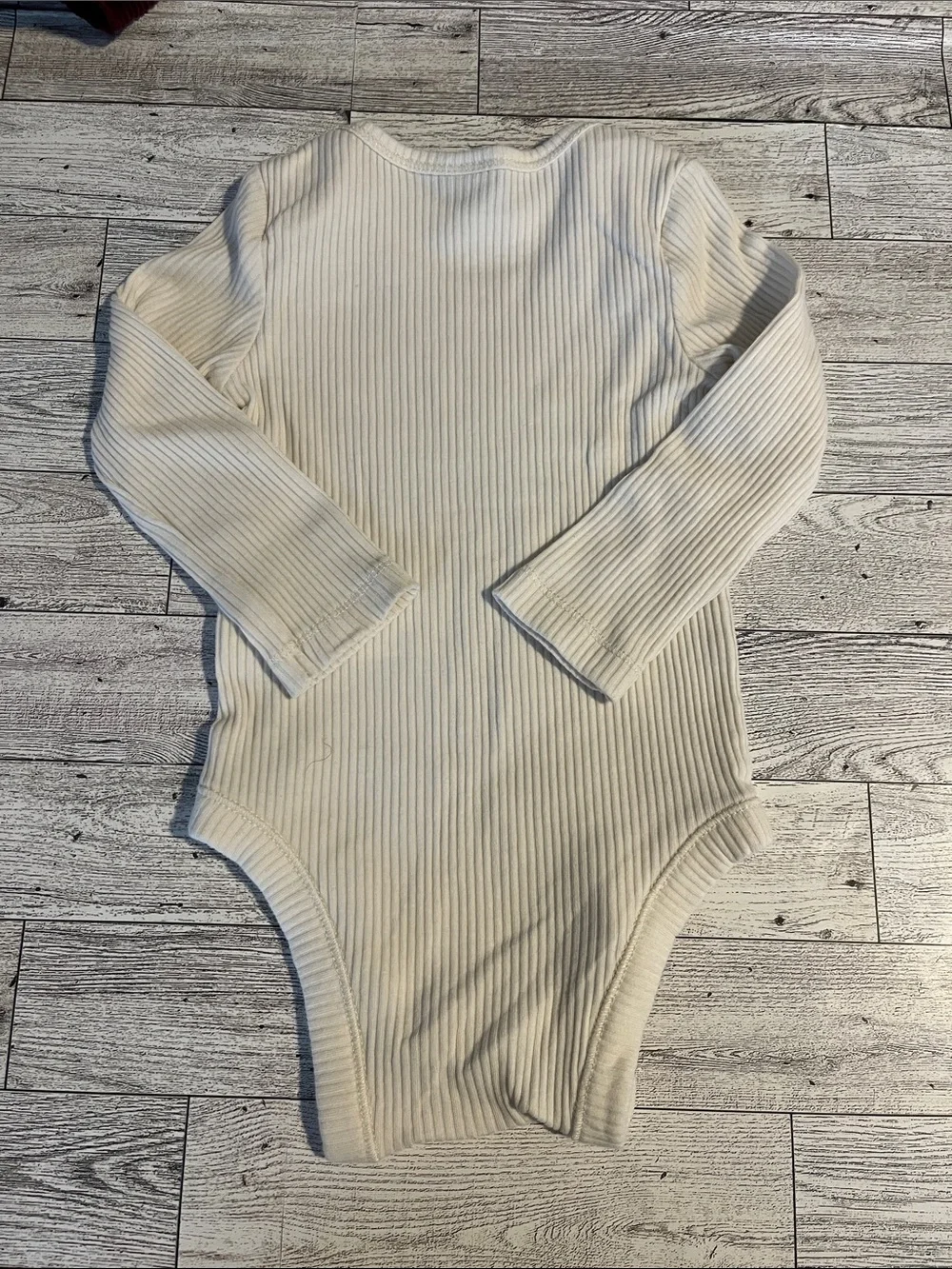 Old Navy Burgundy Corduroy Bubble Overalls and Cream Ribbed Bodysuit Size 6-12 M